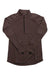 Women’s grape long-sleeve quarter-zip climate shirt with stand collar and zipped placket