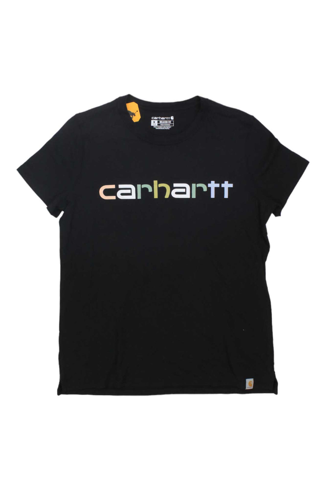 Carhartt Womens Relaxed Fit Lightweight Multi Color Logo Graphic SS T-Shirt Carhartt