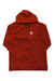 The Black Diamond Men's Chalked Up Full Zip Hoody is a plain, long-sleeved red hoody made from organic cotton with a small white geometric logo on the left chest. Ideal for climbing or everyday wear.