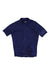 The Mens Pro Team Midweight Short Sleeve Jersey is a navy blue cycling jersey for men, featuring a front zipper and subtle Rapha branding on the left sleeve.
