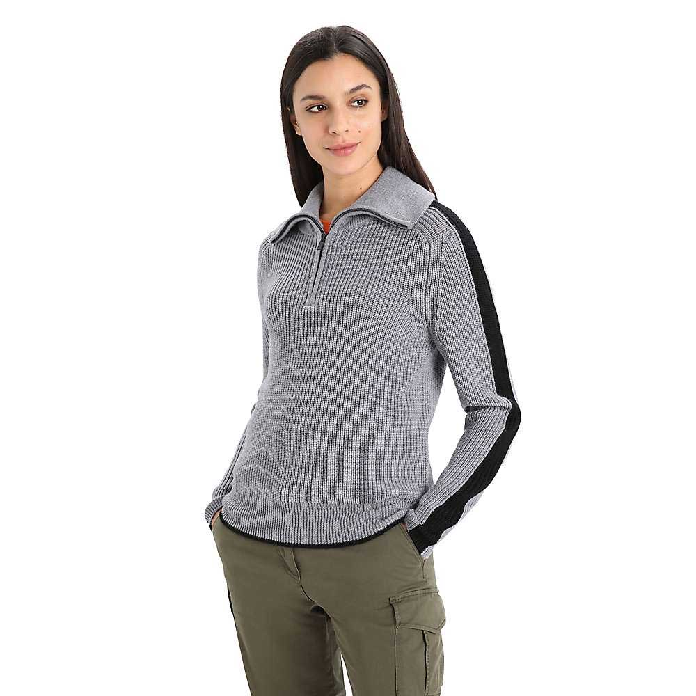 Icebreaker Womens Lodge LS Half Zip Sweater Icebreaker