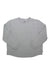 An L.L.Bean Men's BeanBuilt Cotton Without Pocket LS Tee in grey, size XXL REG, is laid flat on a white background.