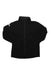 The Helly Hansen Men's Paramount Softshell Jacket is a black zip-up with long sleeves, stand-up collar, and white “HH” logo on the upper left sleeve, shown flat on a white background.