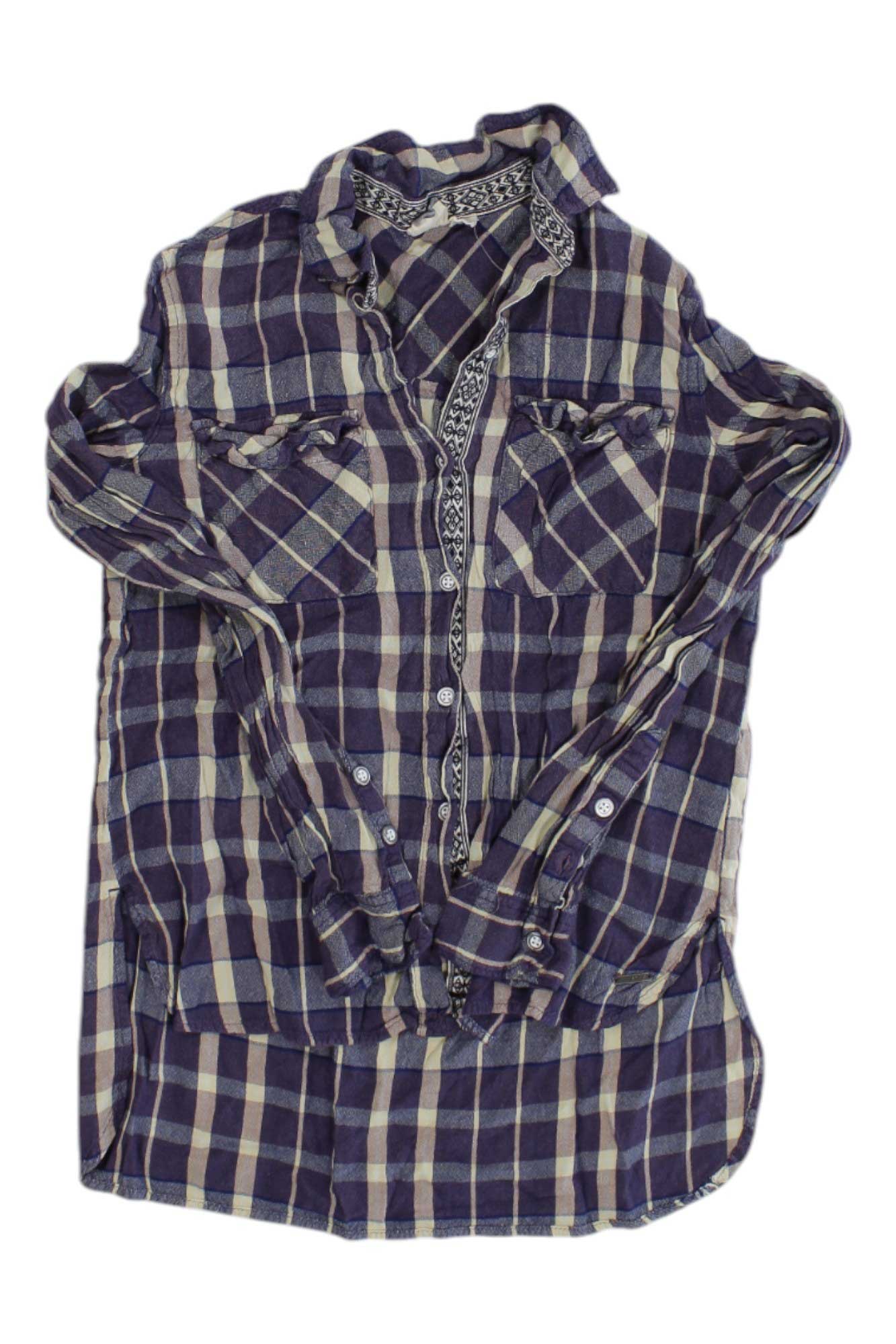 Roxy Womens Sunday Funday Plaid Shirt Roxy