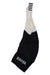 Black and white Rapha Mens Pro Team Bib Shorts II - Regular, featuring bold white RAPHA lettering on the leg, black stripes on one shoulder strap, and a race-grade chamois, displayed against a white background.