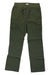The L.L.Bean Women's Vista Camp Pant in olive green features an elastic waistband with drawstring, side and buttoned flap thigh pockets, and abrasion-resistant fabric, shown laid flat on a white background.