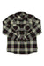 The Outdoor Research Men's Feedback Flannel Shirt features long sleeves, a button-up front, and a black, red, yellow, and white plaid pattern. With quick-drying fabric and two chest pockets, the collared shirt is shown flat on a white background.