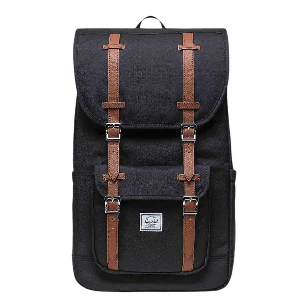 Herschel Supply Little America Mid-Volume 17L Backpack Hyrdrangea/Dark Chambray Crosshatch/Tan, One Size