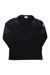 The Spyder Men’s Leader Graphene Jacket is a black, long-sleeve zip-up with a stand collar and an upper left sleeve patch. Shiny, textured shoulders feature graphene heat conduction technology. The jacket is laid flat on a white background.