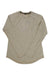 Women’s thermal merino rib crew top, light heather tan, long sleeves