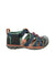 KEEN Seacamp II CNX kids sandal, dark green and charcoal with teal straps