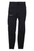 The Craft Sportswear Men's ADV Essence Compression Tight are black jogger pants with an elastic waistband, drawstring, and "CRAFT" printed in white on the upper left thigh. They feature moisture-wicking fabric and a slight compression fit for support.