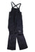 The Burton Womens [ak] Gore-Tex Kimmy Bib Pant features black waterproof fabric, adjustable shoulder straps, zippered pockets, and a white “[ak] BURTON” logo on the left leg—ideal for outdoor or winter sports.