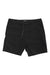 Men's black drawstring shorts with front pockets