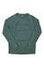 Long-sleeve crewneck t-shirt with Mammut logo at chest, dark green