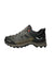 Women’s GTX hiking boot, dark gray with olive side panels and black rubber sole