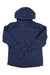 The Norrona Womens Lyngen Alpha100 Zip Hoodie is a navy insulated hoodie with PrimaLoft, front zipper, long sleeves, and a zippered chest pocket, shown laid flat on a white background.