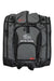 Ski boot bag in dark black with gray front panel, top handle and KULKEA logo