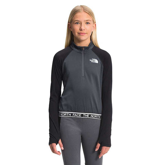 The North Face Girls Reactor Thermal 1/4 Zip Top The North Face