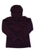 The Columbia Womens Sleet to Street 3-in-1 Jacket is a dark purple, insulated, waterproof coat with long sleeves, front zipper, and subtle left-chest branding—ideal for outdoor adventures. Displayed on a white background.