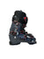 The Dalbello Panterra 120 ID Ski Boot is dark gray with a Cabrio design, black and red buckles, and a black top strap. Labeled Dalbello and Panterra 120, it’s built for alpine skiing.