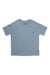 Women's relaxed pocket tee, short sleeves, blue chest pocket