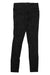 Ashley Leggings in black feature a slim fit with a subtle geometric pattern, front tie detail, and performance stretch fabric for comfort, shown flat on a white background.