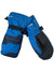 The Gordini Juniors GTX IV Mitt is a blue kids’ waterproof mitten with black accents, adjustable straps, and GORE-TEX logo on the cuffs. These insulated mittens keep hands warm and dry throughout winter.