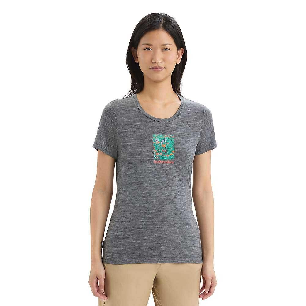 Icebreaker Womens Tech Lite II SS Tee - Wildflower Bloom Icebreaker