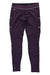 Men's merino sport fleece wind tights in purple with drawstring waist and reflective trim