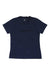 Women's cotton T-shirt, dark navy with Norrona logo on chest