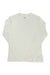 Women's long-sleeve crewneck top, pale off-white