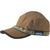 KAVU synthetic strapback cap hat, tan with patterned band and KAVU patch