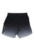 The La Sportiva Mens Medal Short is black with a subtle gradient, elastic waistband, and small reflective side details. These mountaineering shorts display the iconic logo near the bottom hem on one leg.