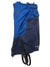 The Outdoor Research Mens Helium Gaiter is a blue and dark navy waterproof gaiter with adjustable straps and buckles, ideal for hiking or trail running, protecting your lower legs and boots from water, snow, or debris.