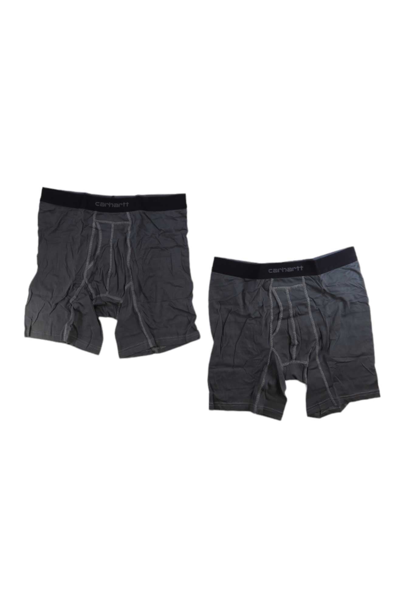 Carhartt Mens 8 Inch Basic Cotton-Poly Boxer Brief 2 Pack Carhartt
