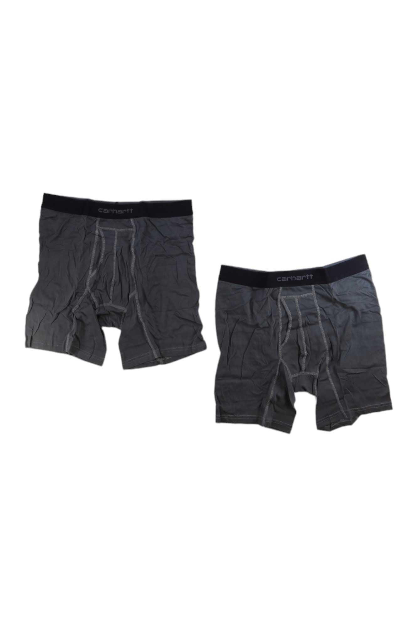 Carhartt Mens 8 Inch Basic Cotton-Poly Boxer Brief 2 Pack Carhartt