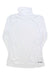 Women’s hooded t-neck shirt, white long sleeves