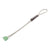 The DMM Wallnut features a green head, looped steel wire, and black tape near the loop, providing stable placements as essential climbing gear.
