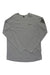 The Rapha Men's Trail Technical T-Shirt in light gray, featuring a sweat-wicking fabric, 'Rapha' chest embroidery, and a dark gray sleeve patch, is laid flat on a white background.