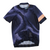 Rapha Pro Team training jersey, dark blue zip-front cycling top with orange sleeve panel