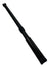 The Silca Impero Ultimate Frame Pump, shown in black with a textured grip and extended against a white background, is a compact, telescoping pump ideal for cycling enthusiasts.
