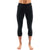 Artilect men's 3/4 leggings, black, fitted stretch pants