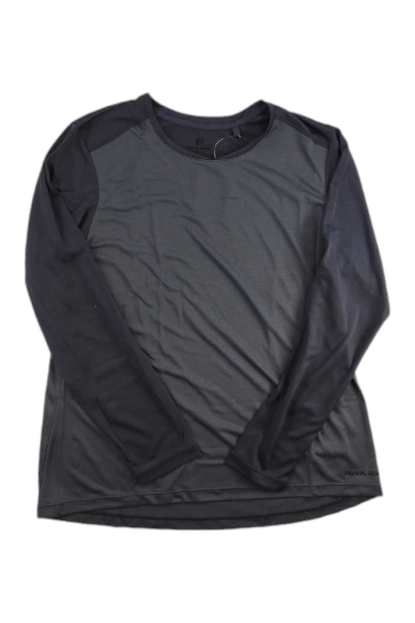 Pearl Izumi women's Summit long-sleeve jersey, dark gray, crew neck