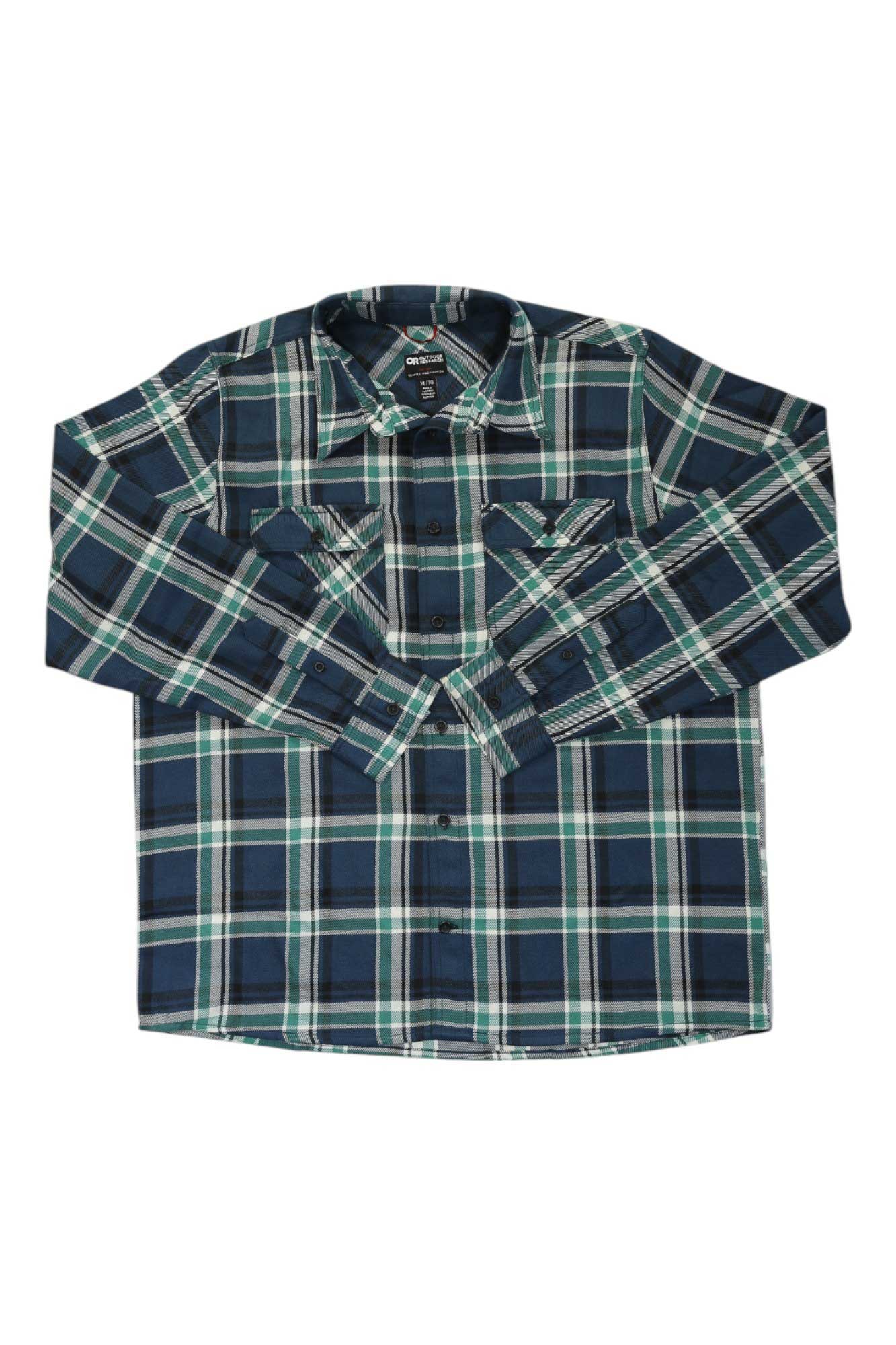 Outdoor Research Mens Feedback Flannel Twill Shirt Outdoor Research