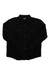 The Filson Mens Moleskin Seattle Shirt is a black, long-sleeve shirt with two chest pockets, shown laid flat on a white background. This men's casual shirt offers wind-resistant comfort and style for everyday wear.