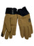 A pair of Outdoor Research Men's Vigor Heavyweight Sensor Gloves in brown with black cuffs, featuring OUTDOOR RESEARCH on the left cuff, touchscreen compatibility, grip lines on fingers, and ActiveTemp technology for comfort.