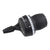 The microSHIFT MS29 Left Twist Shifter has an ergonomic, textured black grip and a numbered 2–8 dial with an arrow indicator for accurate shifting, resembling the style of an adjustable torque screwdriver handle.