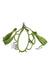 Ocun Twist Harness in green with adjustable straps and side buckles