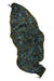 DoubleNest hammock, blue-and-olive abstract pattern with dark edge and hanging loops